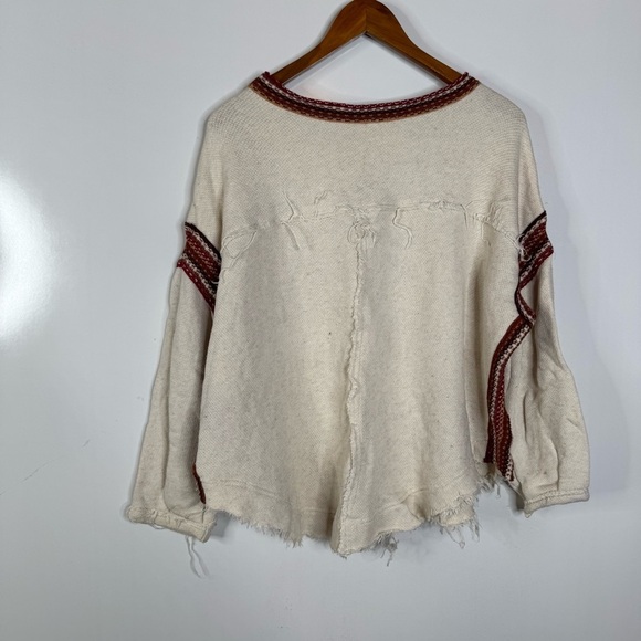 Free People Trudy Pullover Oversized Top Size Small - Picture 3 of 6